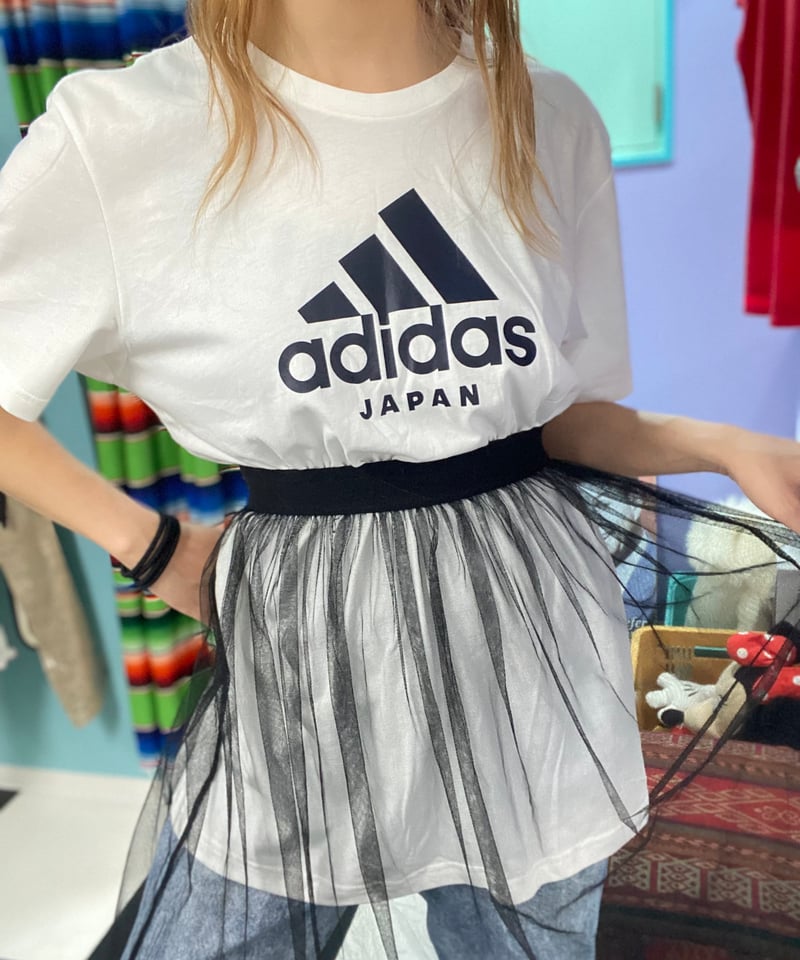 remake／adidas black tulle one-piece | 古着屋 BIG B