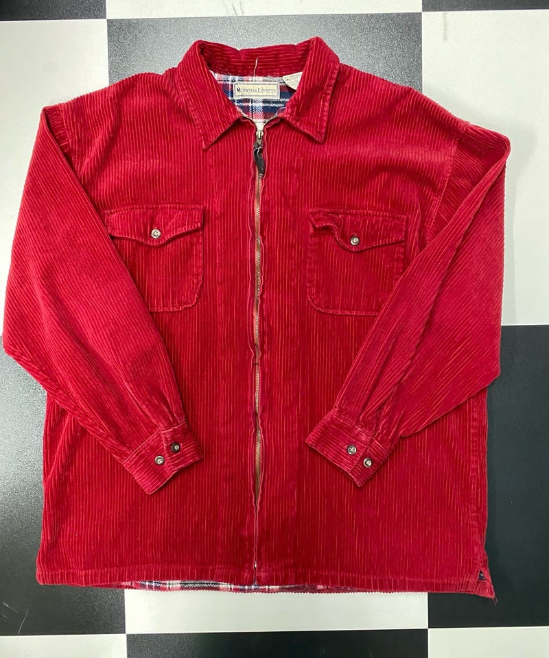 used／太畝corduroy zip jacket (RD) | 古着屋 BIG BABY