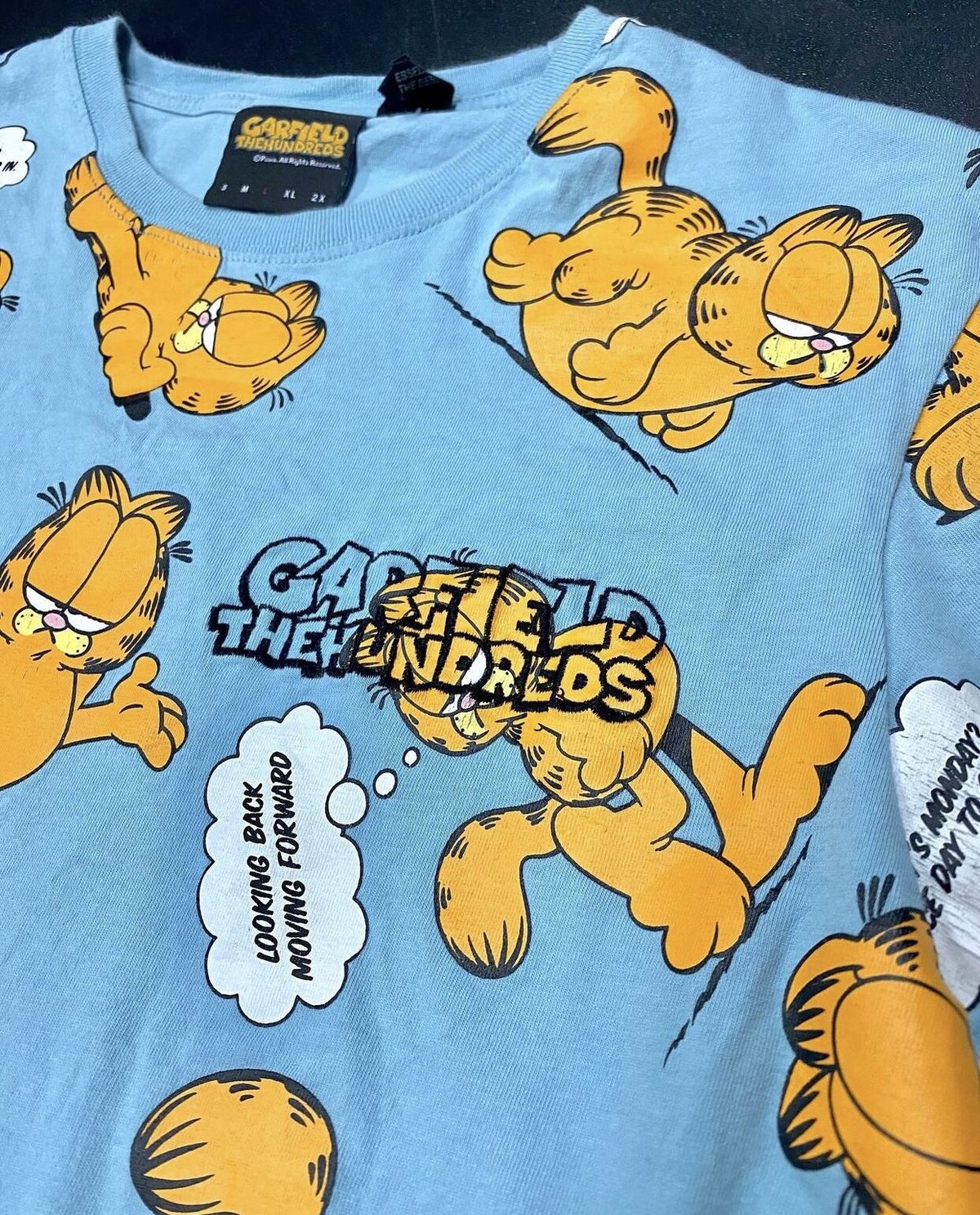 used／GARFIELD 総柄Tシャツ | 古着屋 BIG BABY (ビッグベビー)