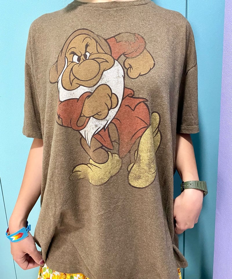used／白雪姫 7人の小人 おこりんぼTシャツ | 古着屋 BIG BABY (ビッグ
