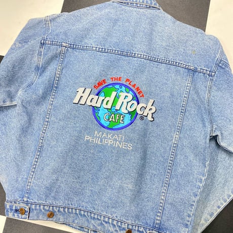 Hard Rock Cafe／90's vintage denim JKT