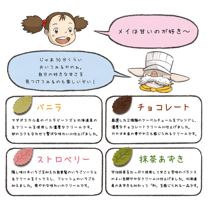 6月16日発送】おとどけトトロ 4個入り | 白髭のシュークリーム工房