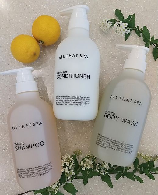 バス＆シャワーアメニティ 500ml入り 3本セット | ALL THAT SPA