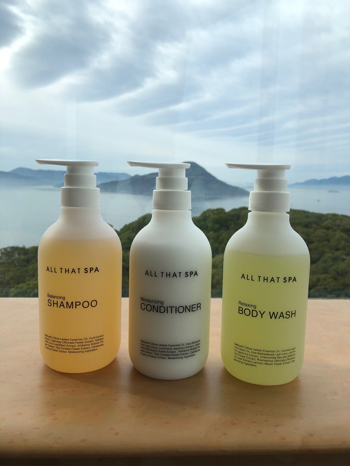 バス＆シャワーアメニティ 500ml入り 3本セット | ALL THAT SPA