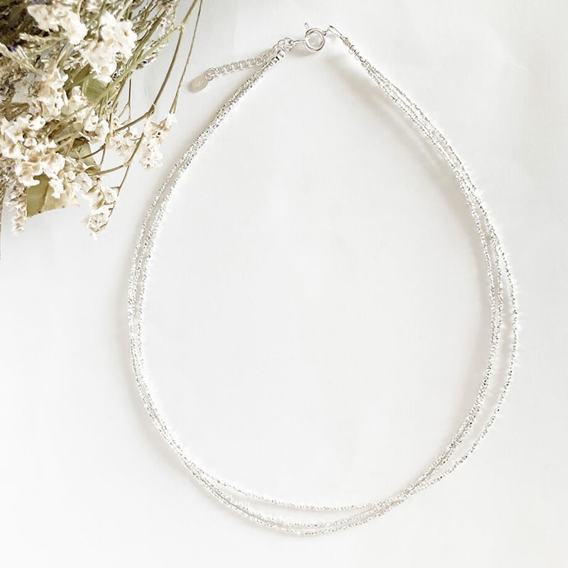 カレンシルバー / 3連ネックレス | champa_stores