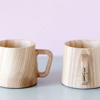 木製マグカップ　ヒョータン コラボ（ペア2個入）