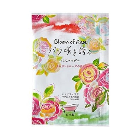 入浴剤　リッチバスパウダー バラ咲き誇る　/日本製