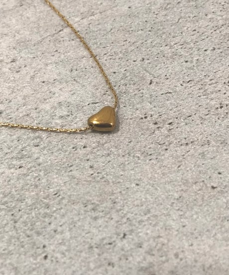 [ネックレス] プチハート（素材：ステンレス）