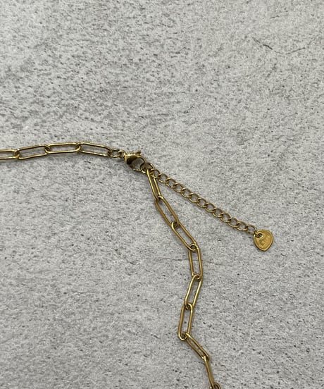 [ネックレス]  ブロックチェーン（素材：ステンレス）