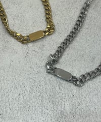 [ネックレス]  point chain（素材：ステンレス）