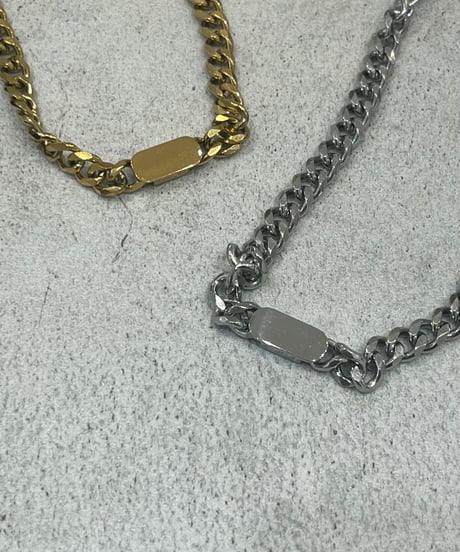 [ネックレス]  point chain（素材：ステンレス）