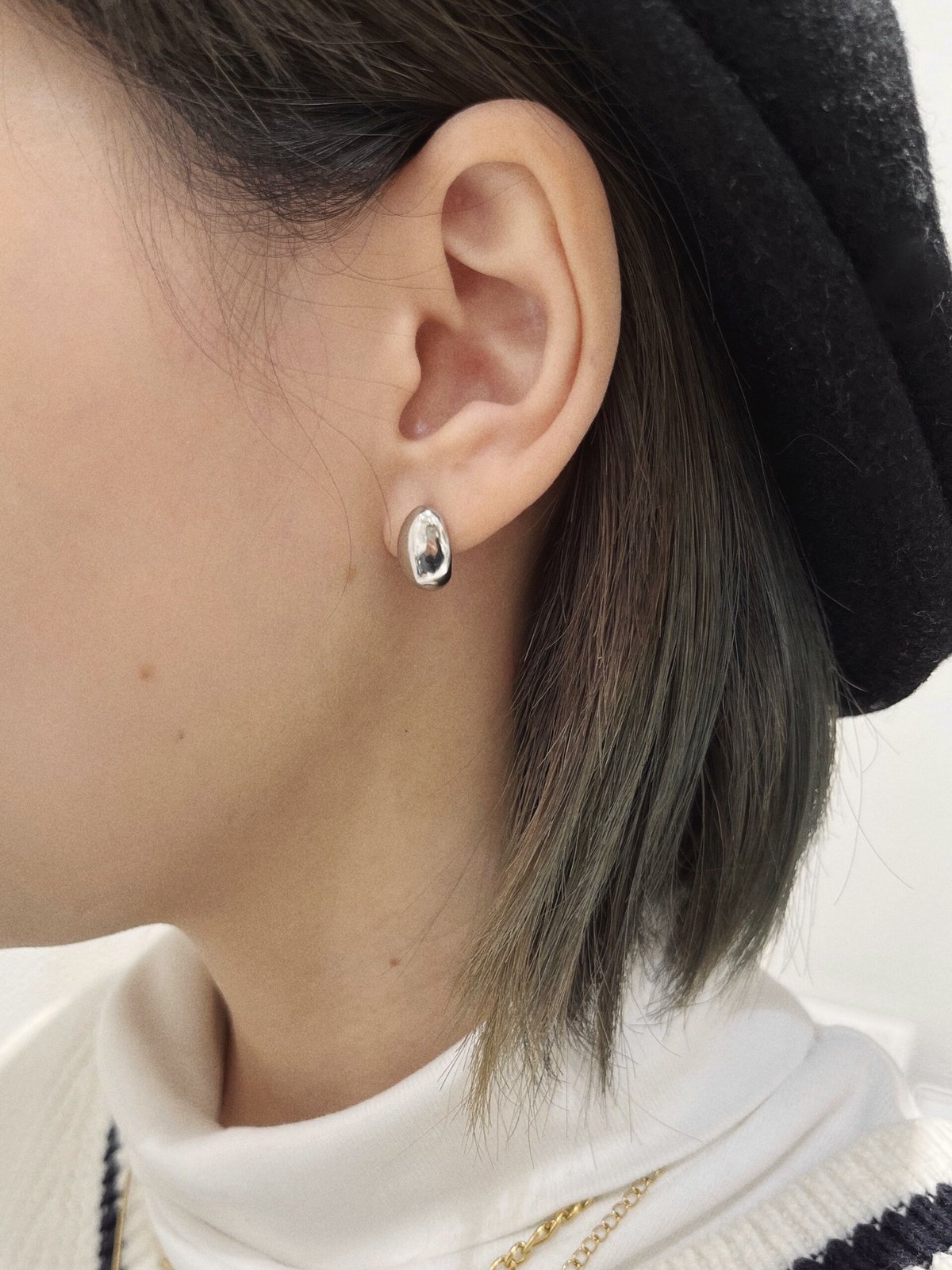ete ビーンズ　ピアス　シルバー ete｜ビーンズ ピアス | Rakuten Fashion(楽天ファッション／旧