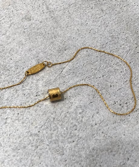 [ネックレス] ロールハート（素材：ステンレス）