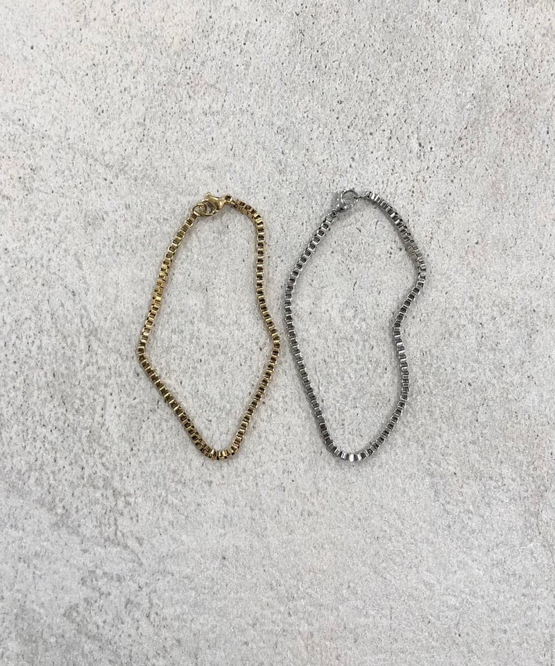 ミニIDクラッシックチェーンブレスレット Garden of Eden ガーデンオブエデン ダブル カーブ チェーン