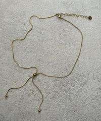 [ネックレス] ミニボール（素材：ステンレス）