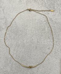 [ネックレス]  ロングノット（素材：ステンレス）