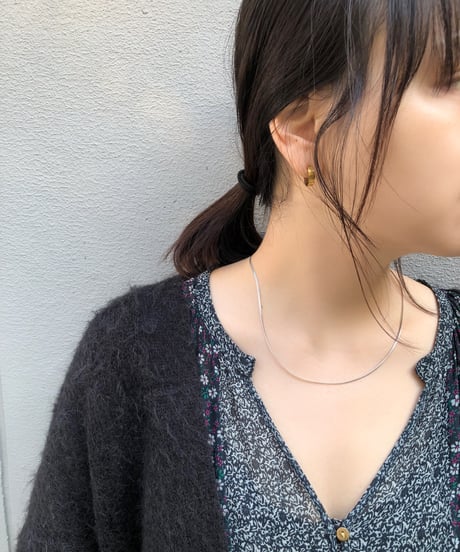 [ネックレス] 2mmスネーク（素材：ステンレス）