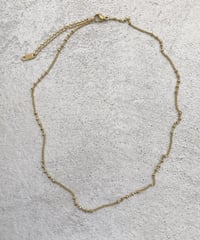 [ネックレス]  ボールチェーン（素材：ステンレス）