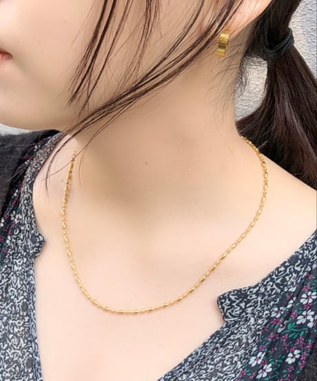 [ネックレス] ランダムチェーン（素材：ステンレス）