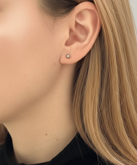 [ピアス] ミニスフィアピアス（素材：ステンレス）