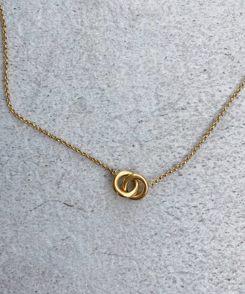 ネックレス] ダブルリング（素材：ステンレス） | auca's STORE