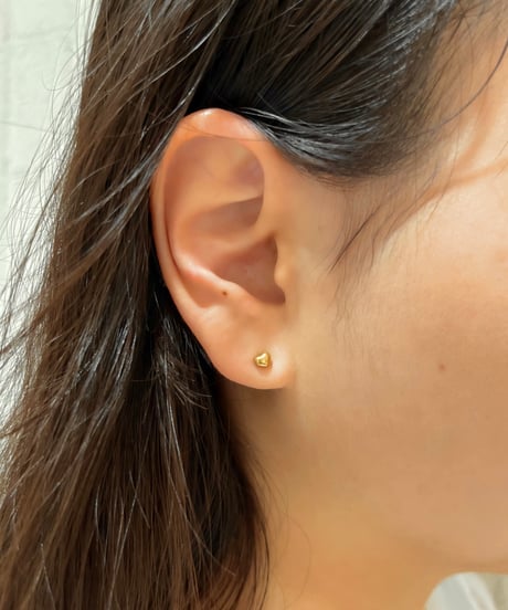 [ピアス] aucaミニハート（素材：ステンレス）
