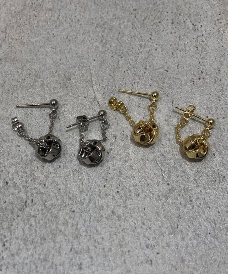 [ピアス] ニットボール（素材：ステンレス）