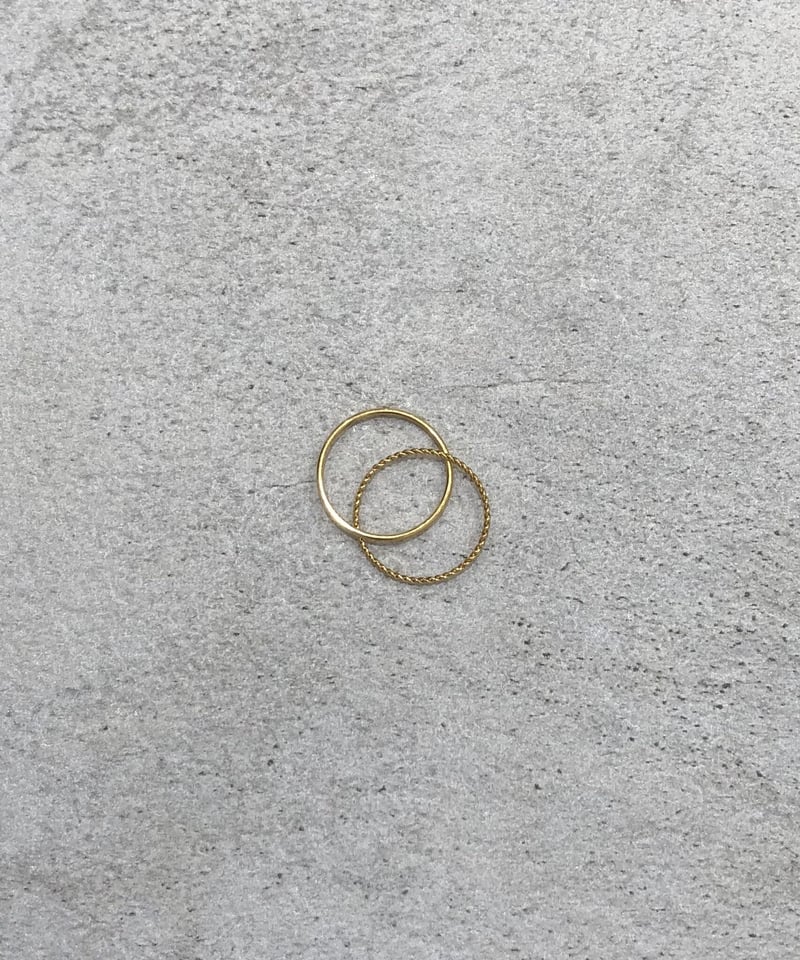 リング] ダブルリング（素材：ステンレス） | auca's STORE