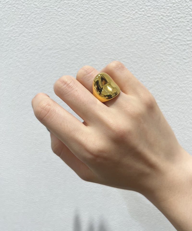 リング] オーバルゴールド（素材：ステンレス） | auca's STORE