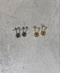 [ピアス] ニットボール（素材：ステンレス）