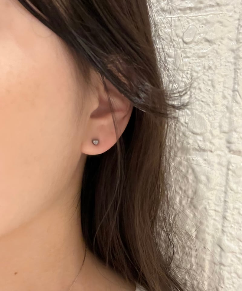 ピアス] aucaミニハート（素材：ステンレス) | auca's STORE