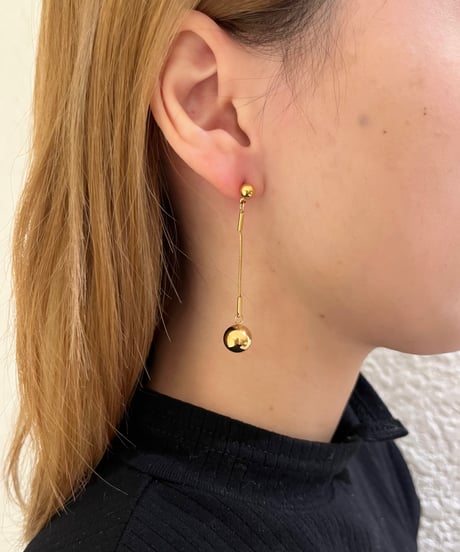 [ピアス] ニュアンスボール（素材：ステンレス）
