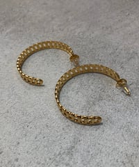[ピアス] ビックフープ（素材：ステンレス）