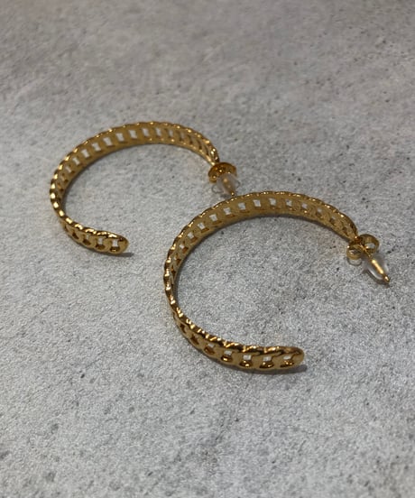 [ピアス] ビックフープ（素材：ステンレス）