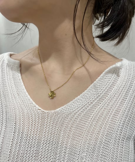[ネックレス] クローバー（素材：ステンレス）