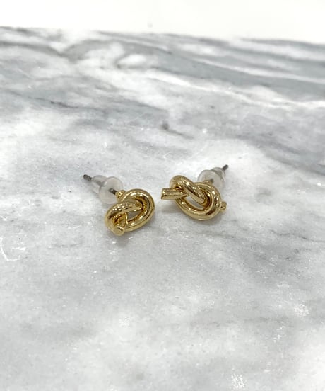 knot pierce(gold/silver) (素材：ステンレス)