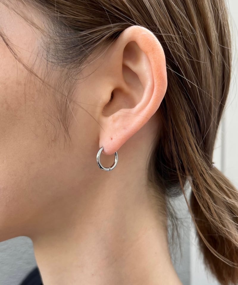   シルバー フープピアス シルバー]フープピアス