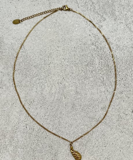 [ネックレス] フェザー（素材：ステンレス）
