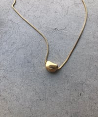beans necklace -gold-(素材：ステンレス)
