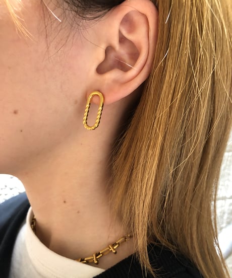 [ピアス] フープ（素材：ステンレス）