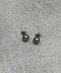 [ピアス]　マットシルバーボール（素材：ステンレス）
