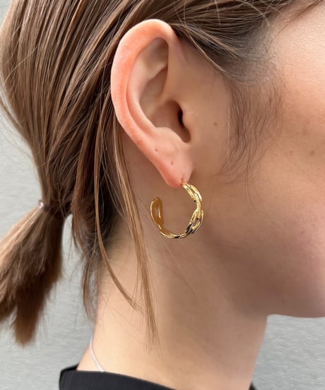 [ピアス] チェーン（素材：ステンレス）