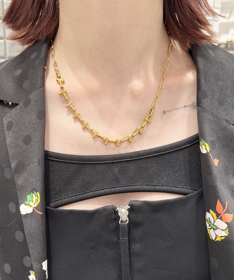 ネックレス] ブロックチェーン（素材：ステンレス） | auca's STORE
