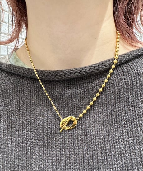 [ネックレス] スルーフープ（素材：ステンレス）