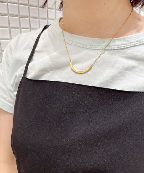 [ネックレス]  スマイルチェーン（素材：ステンレス）
