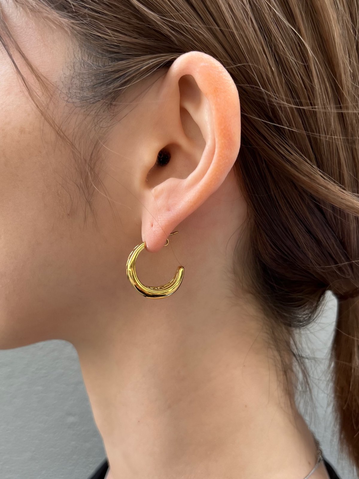 ete リーフ フープピアス ete（エテ） ピアス リーフ フープピアス レディース : ZOZOTOWN Yahoo