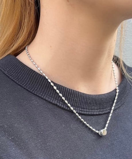 [ネックレス] ダイス（素材：ステンレス）