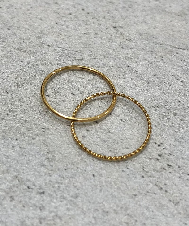 リング] ダブルリング（素材：ステンレス） | auca's STORE