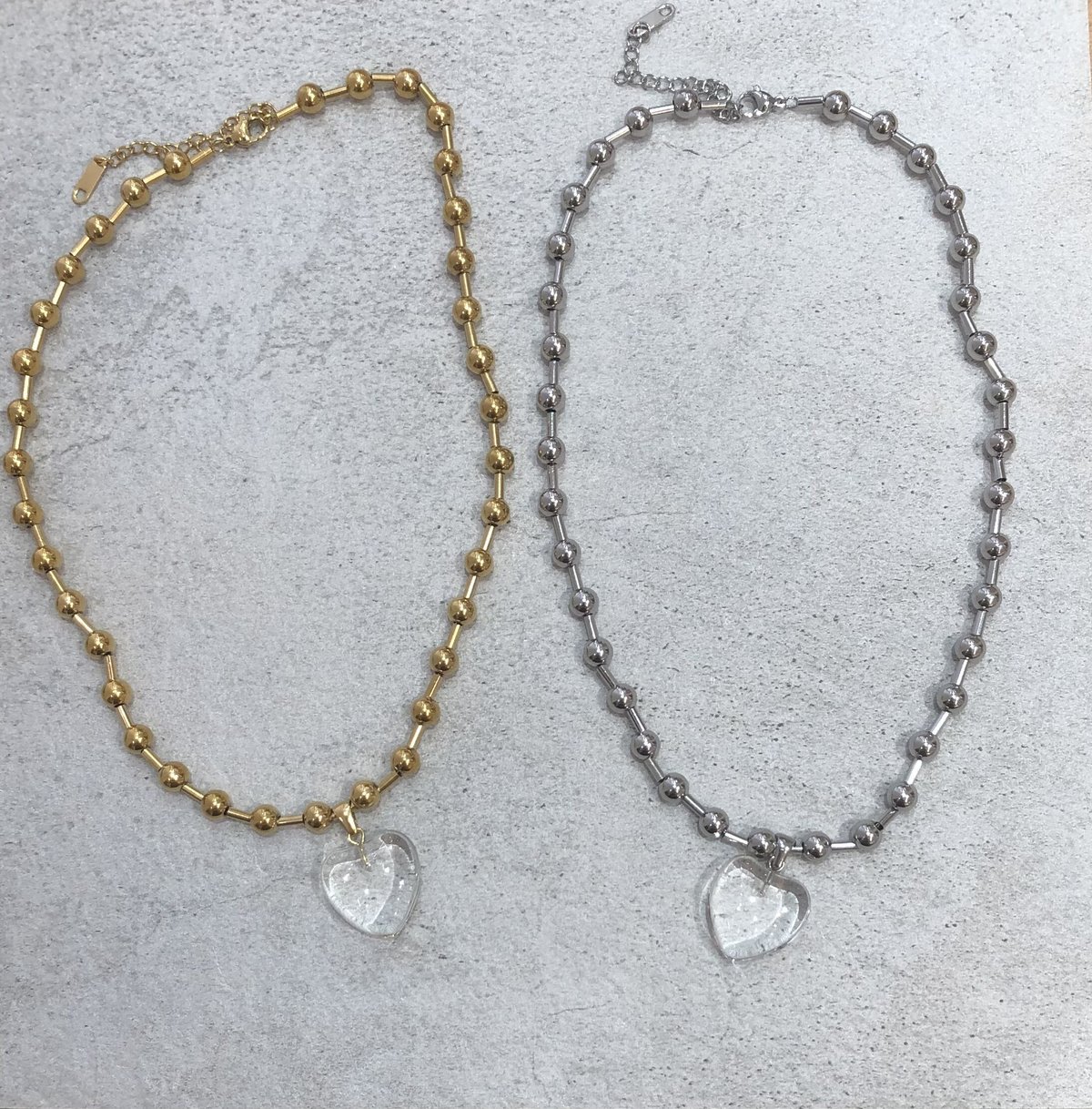 STAFF JEWELRY ハート型グリーンネックレス STAFF JEWELRY ハート型グリーンネックレス