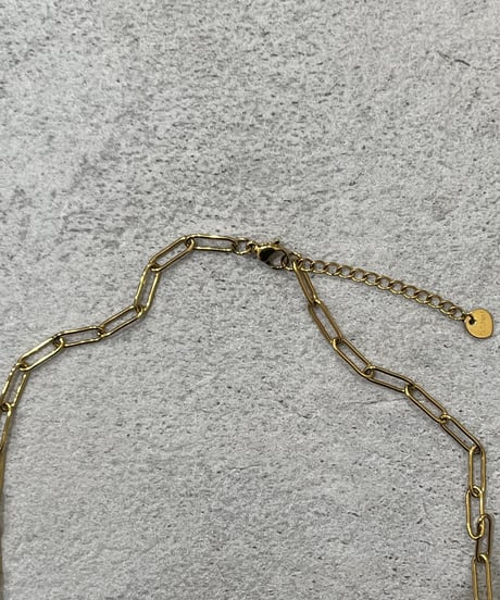 [ネックレス]  ブロックチェーン（素材：ステンレス）